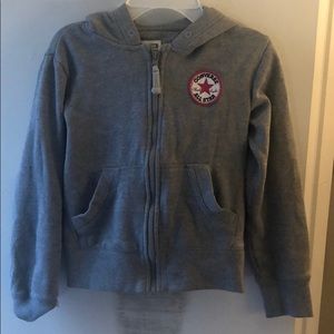 Converse zip up hoodie
